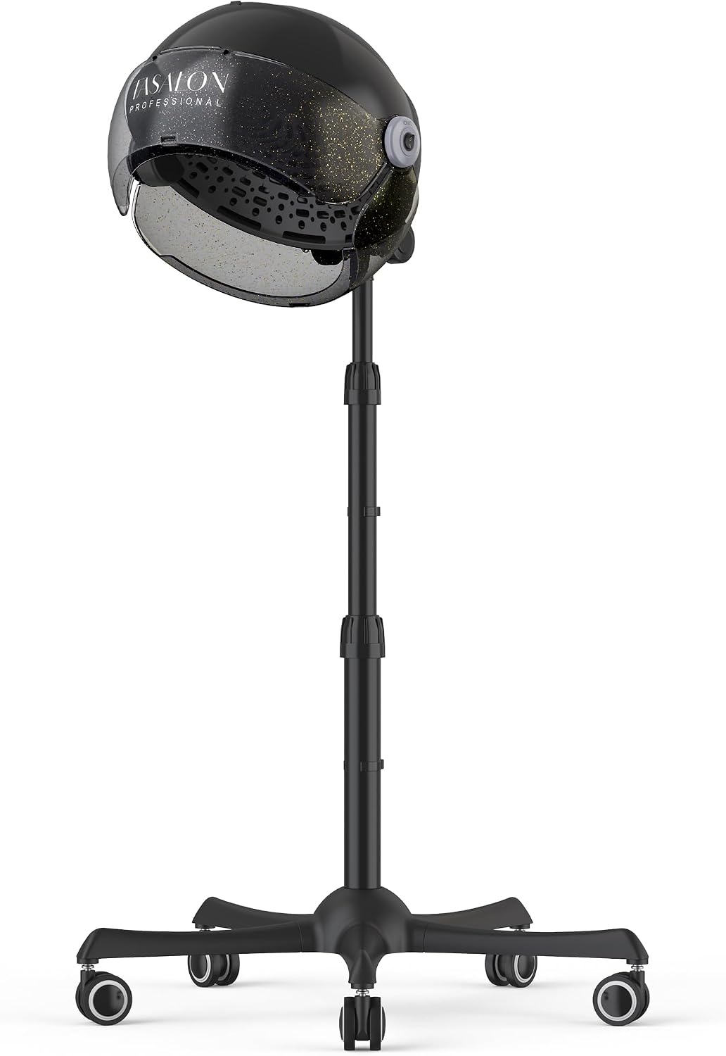 Ionic Bonnet Hood Hair Dryer Stand - Asciugacapelli Portatile Ionico con Cappuccio Nero
