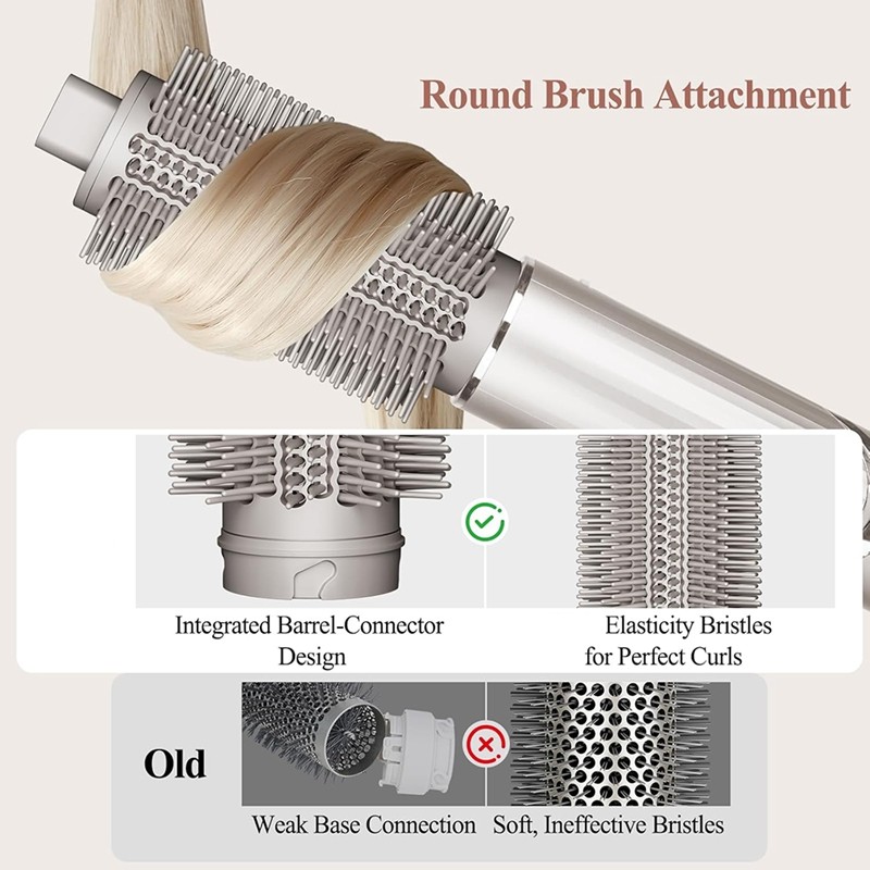 Hair Dryer Styling Comb Attachment - Accessorio spazzola rotonda volumizzante A29R per
