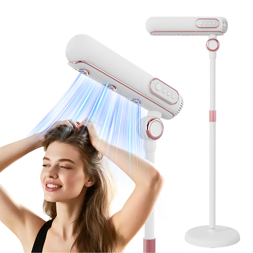 Hair Dryer Stand Hands Free Floor - Asciugacapelli Professionale Verticale a Colonna, Senza