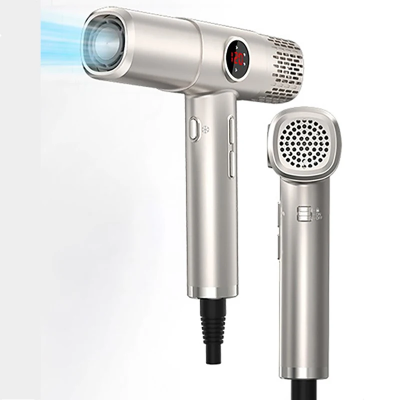 High Speed Hair Dryer Brushless 110000Rpm - Asciugacapelli ad alta velocità con display