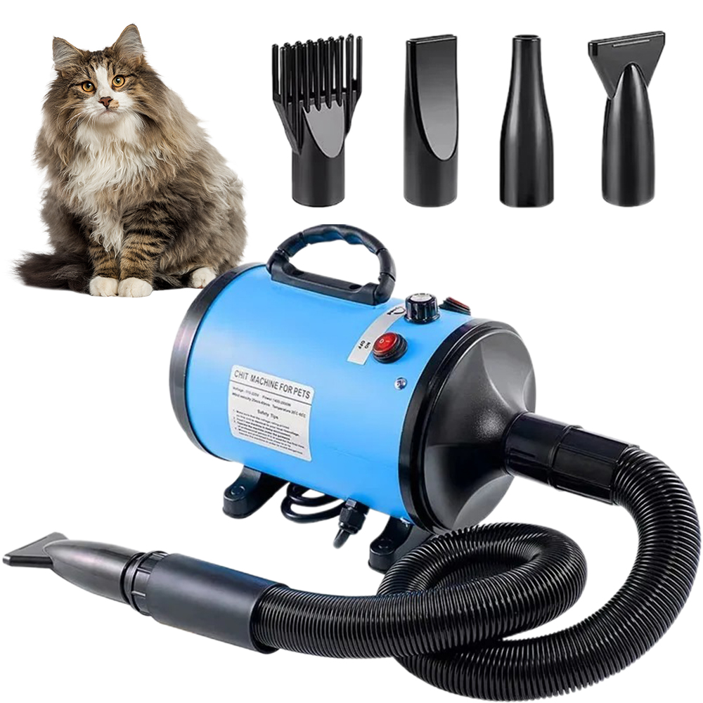 Hair Blow Dryer Low Noise Powerful - Asciugacapelli per animali domestici Asciugacapelli per