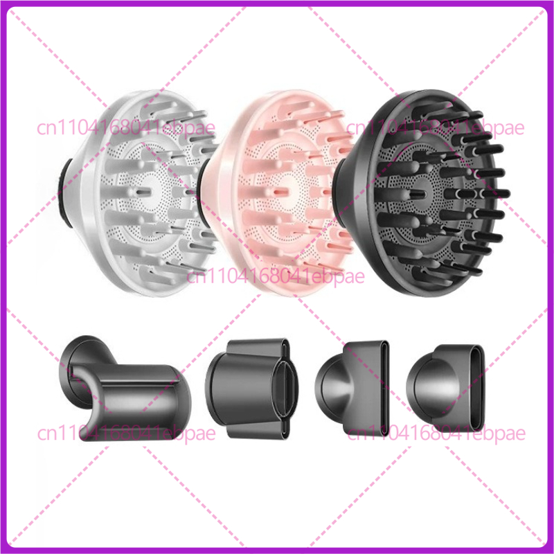 Hair Dryer With Magnetic Nozzles Diffusers - Diffusore per Asciugacapelli CONFU F8, Accessorio