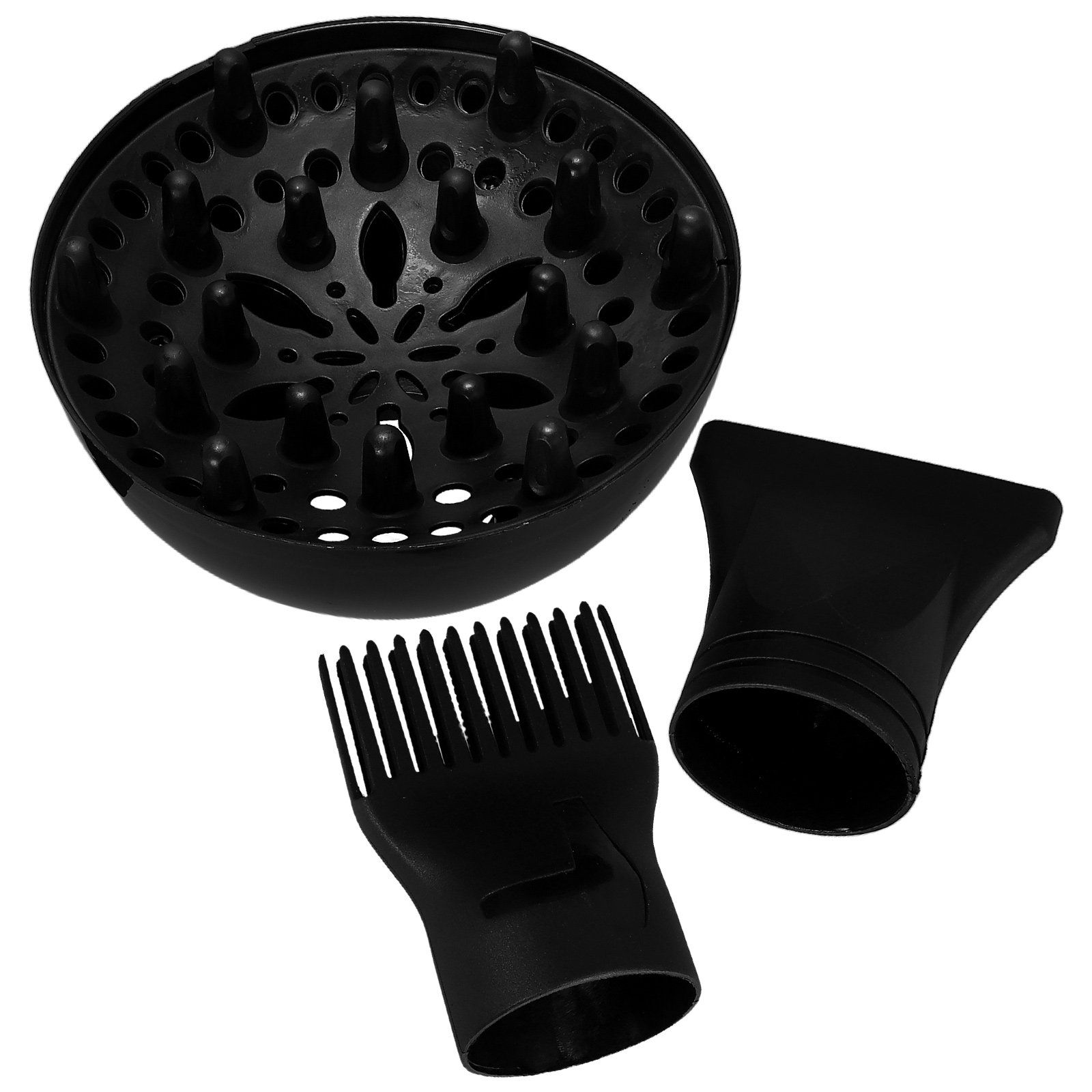 Hair Dryer Diffuser Attachment Universal - 1 set di accessori per asciugacapelli: