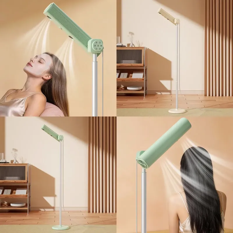 Hair Dryer Stand Hands Free Floor - Asciugacapelli verticale a ioni negativi 110V