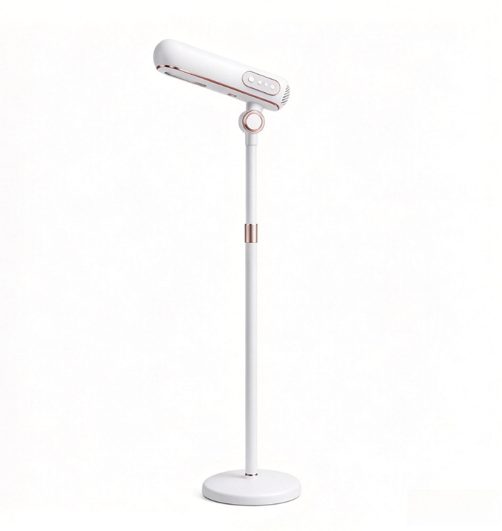 Hair Dryer Stand Hands Free Floor - Asciugacapelli verticale professionale, con supporto da