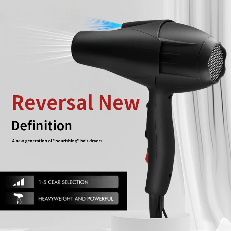 Hair Blow Dryer Low Noise Powerful - Asciugacapelli Professionale ad Alta Potenza con