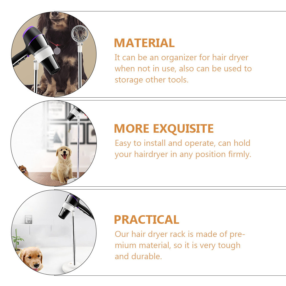 Supporto per asciugacapelli da - Hair Dryer Stand Hands Free Floor recensione e prezzo
