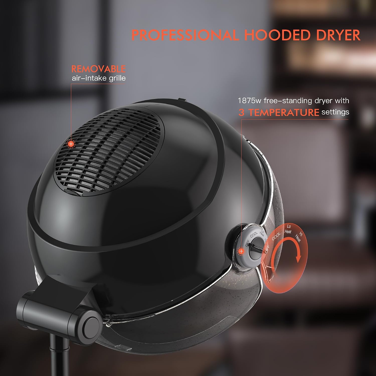 Asciugacapelli Portatile Ionic - Ionic Bonnet Hood Hair Dryer Stand recensione e prezzo