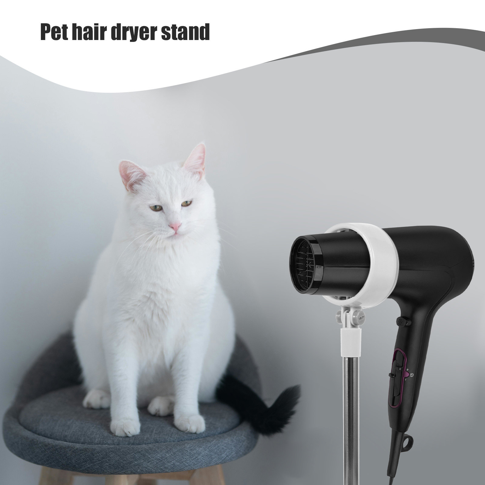 Supporto per Asciugacapelli pe - Hair Dryer Stand Hands Free Floor recensione e prezzo