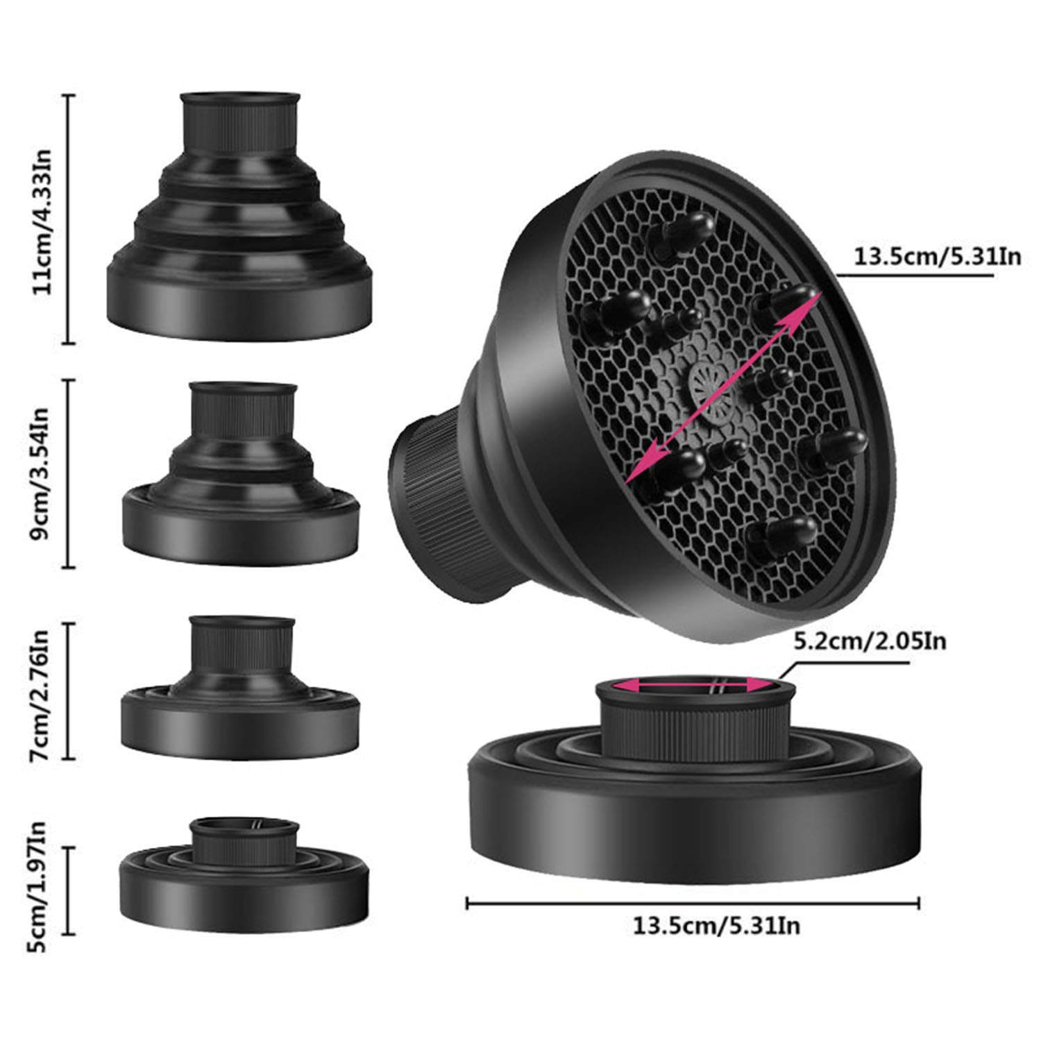 Diffusore per capelli da salon - Hair Dryer Diffuser Attachment Universal recensione e prezzo