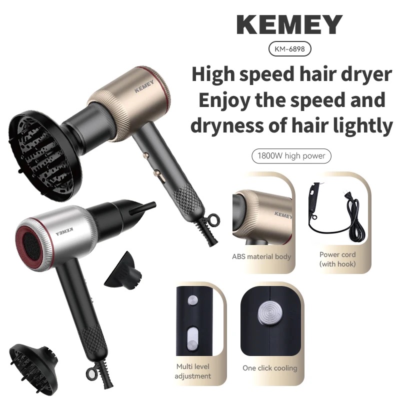 Kemei Asciugacapelli professio - Hair Blow Dryer Low Noise Powerful recensione e prezzo