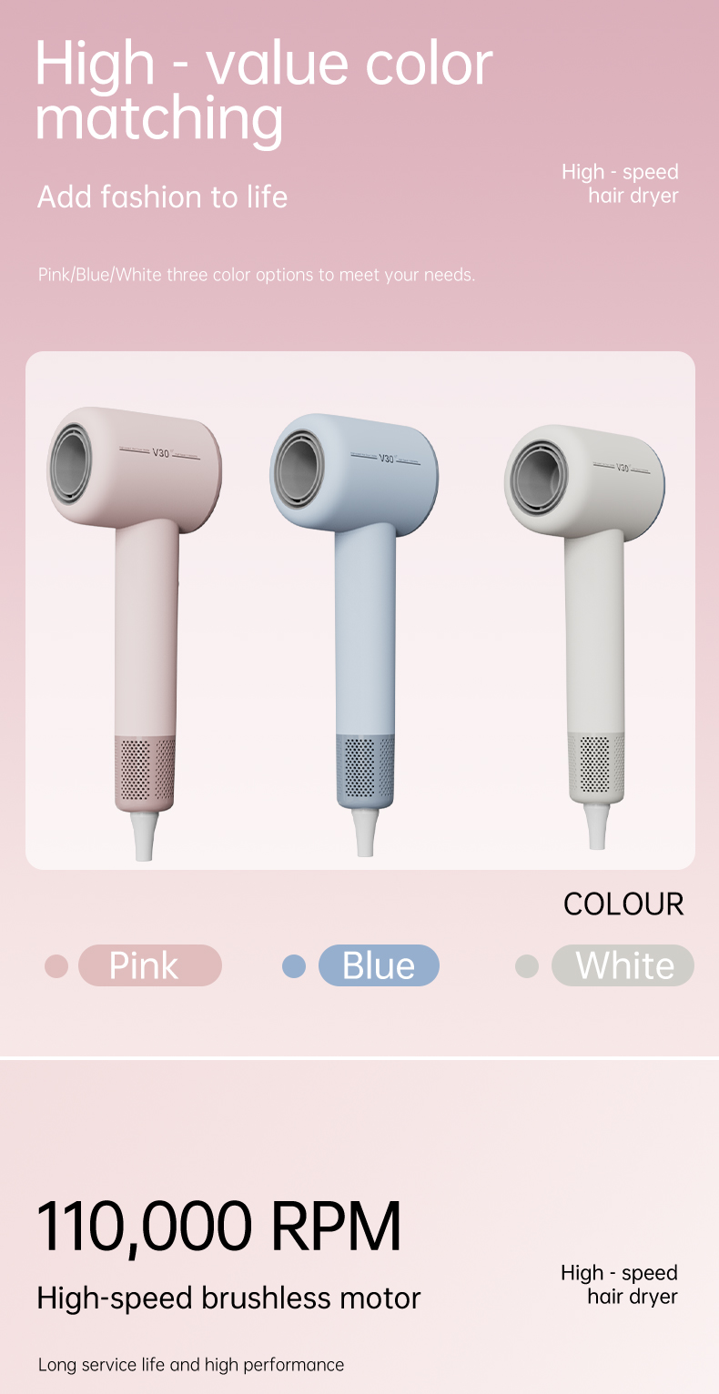 Asciugacapelli Mini Senza Spaz - High Speed Hair Dryer Brushless 110000Rpm recensione e prezzo
