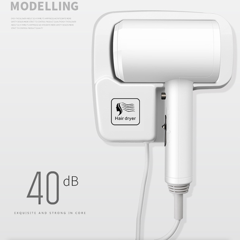 Asciugacapelli ad alta potenza - Wall Mount Hotel Hair Dryer 1800W recensione e prezzo