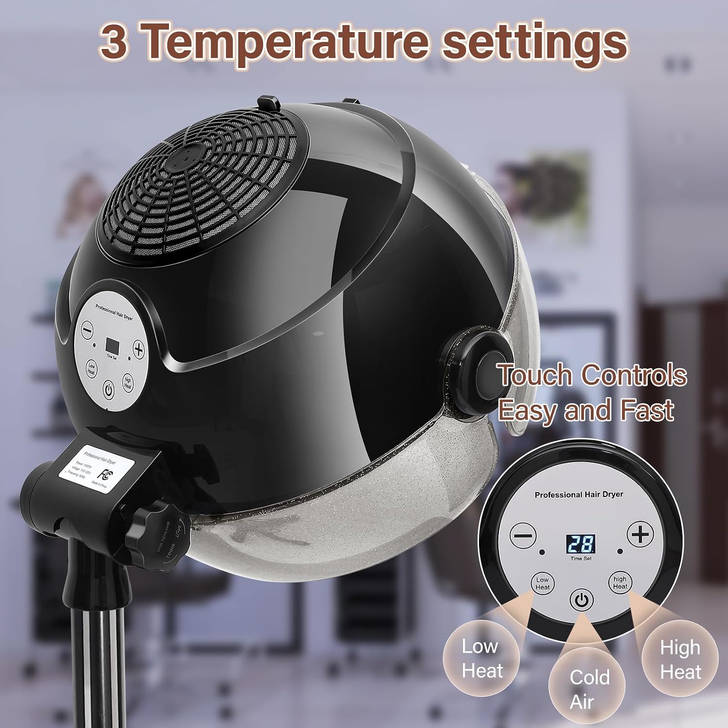 Asciugacapelli Professionale c - Hair Salon Hood Dryer Professional recensione e prezzo