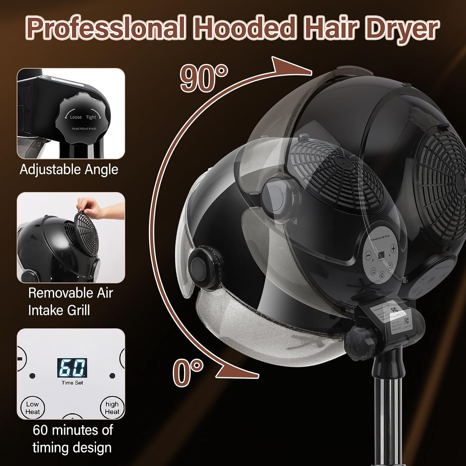 Asciugacapelli Professionale c - Hair Salon Hood Dryer Professional recensione e prezzo