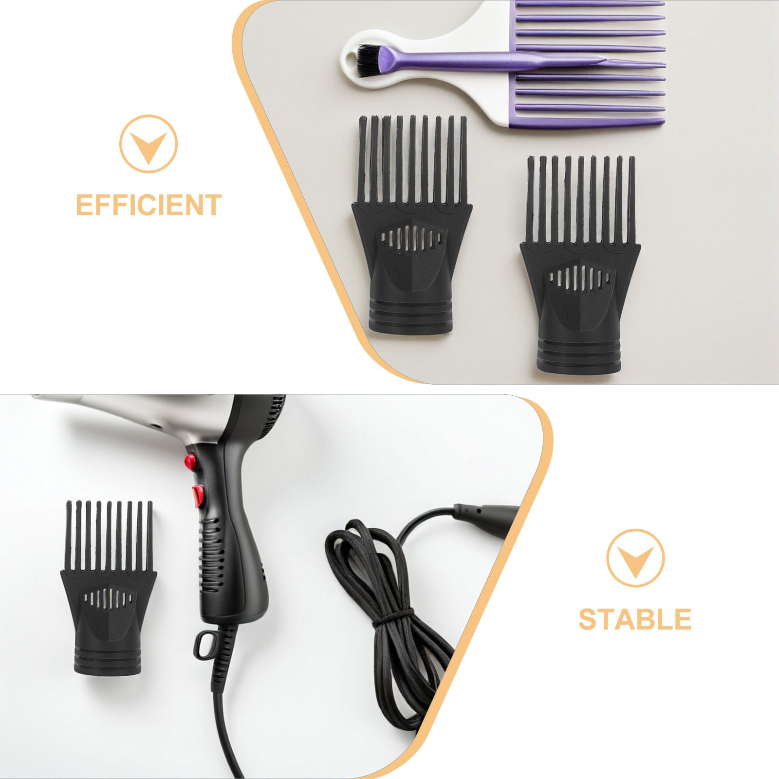 3 pezzi di accessori in plasti - Hair Dryer Styling Comb Attachment recensione e prezzo