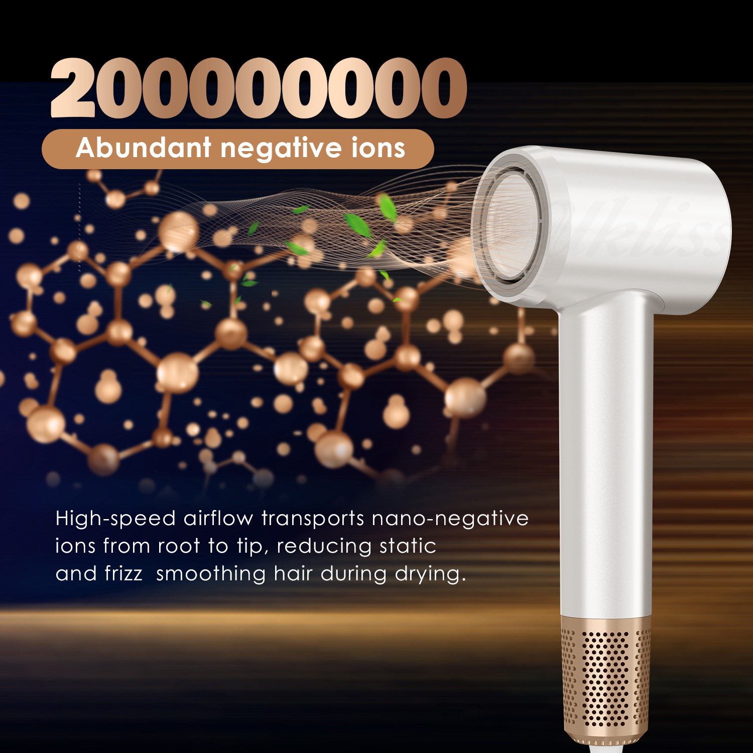 Asciugacapelli con motore brus - Hair Blow Dryer Low Noise Powerful recensione e prezzo