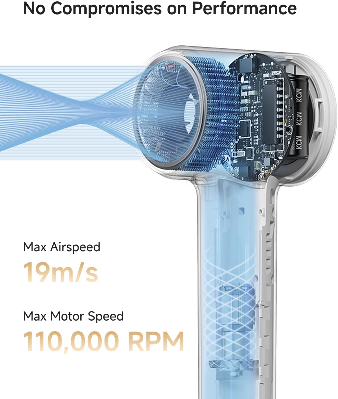 Asciugacapelli ionico compatto - Hair Blow Dryer Low Noise Powerful recensione e prezzo