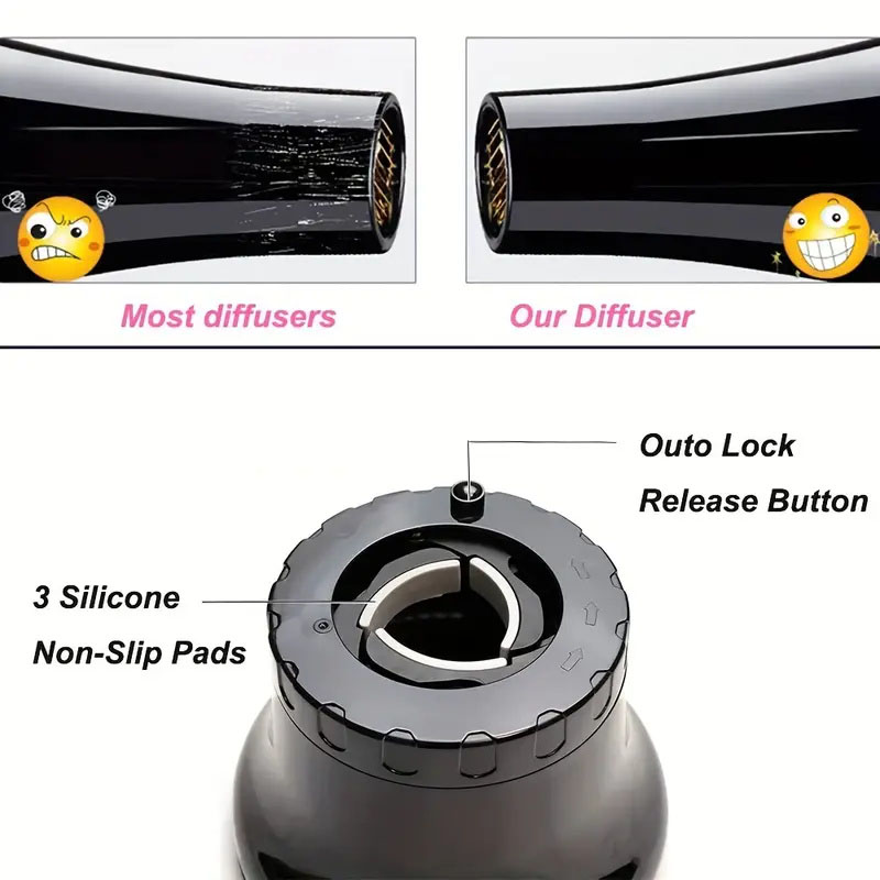 Diffusore per capelli regolabi - Hair Dryer Diffuser Attachment Universal recensione e prezzo