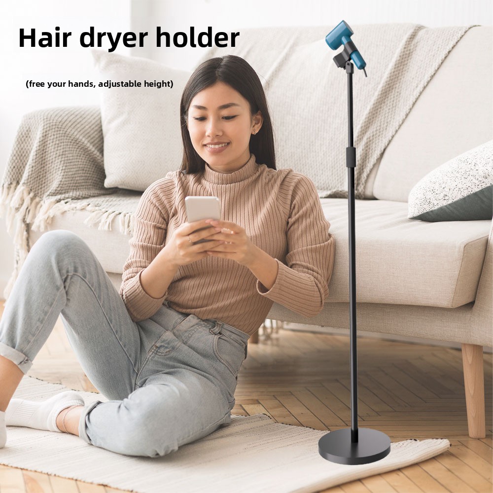 Supporto da pavimento regolabi - Hair Dryer Stand Hands Free Floor recensione e prezzo