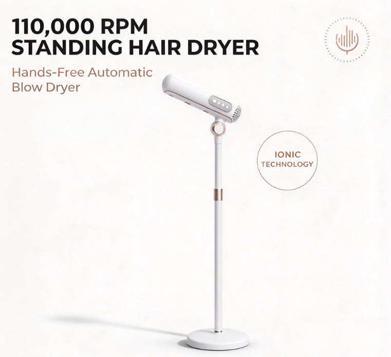 Asciugacapelli verticale profe - Hair Dryer Stand Hands Free Floor recensione e prezzo