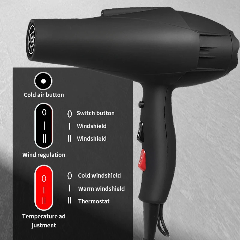 Asciugacapelli Professionale a - Hair Blow Dryer Low Noise Powerful recensione e prezzo