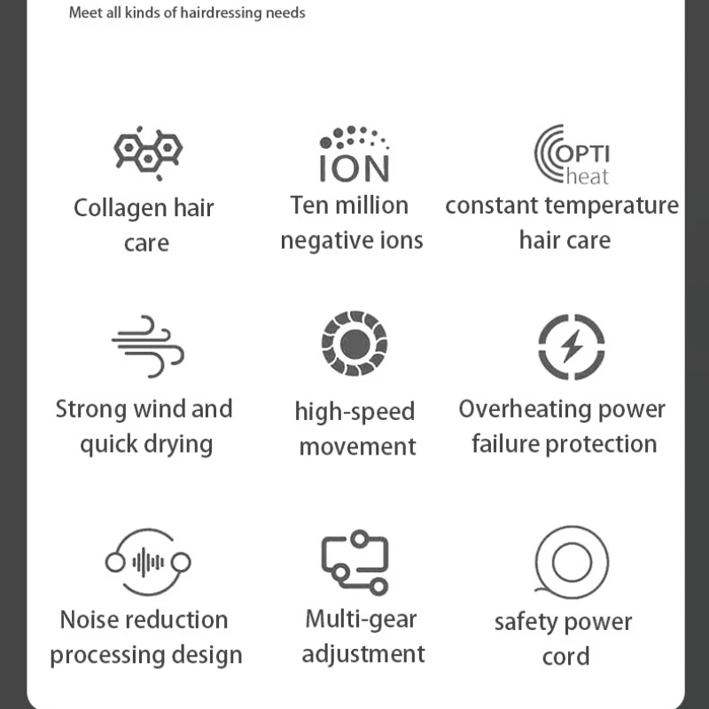 Asciugacapelli Professionale a - Hair Blow Dryer Low Noise Powerful recensione e prezzo