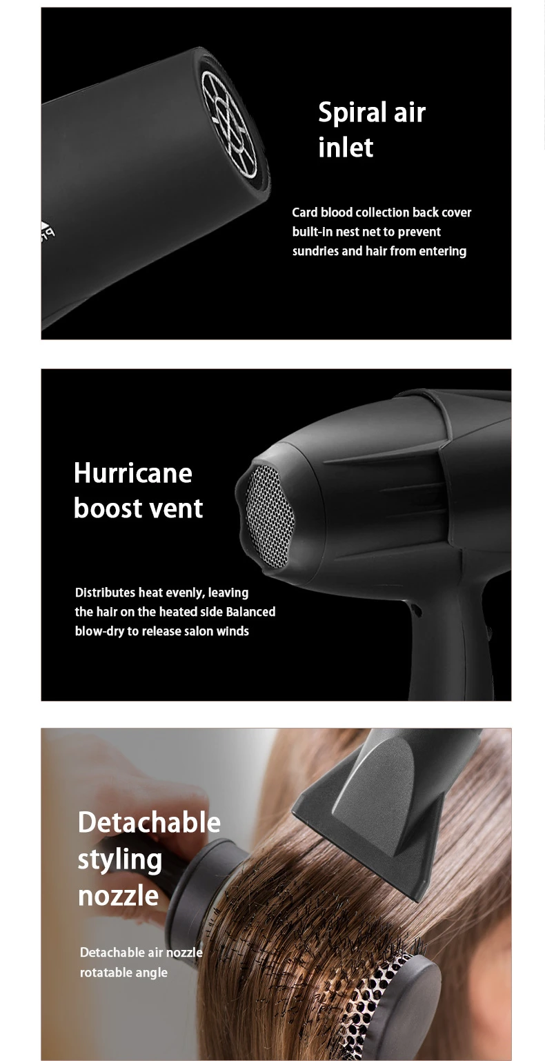 Asciugacapelli Professionale a - Hair Blow Dryer Low Noise Powerful recensione e prezzo