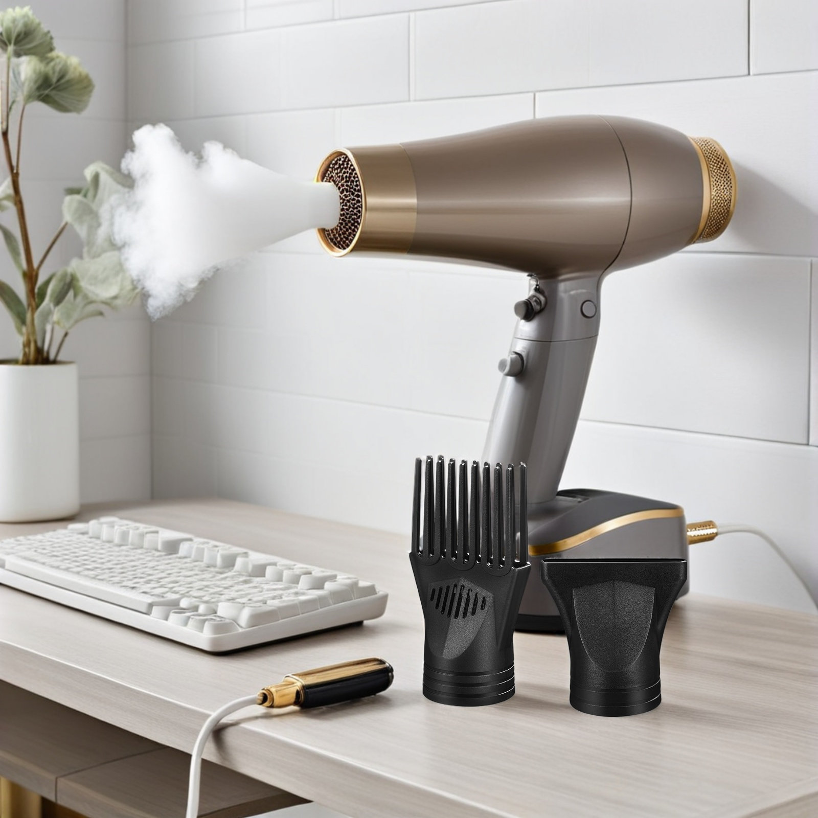 Set di 5 accessori per asciuga - Hair Dryer Styling Comb Attachment recensione e prezzo